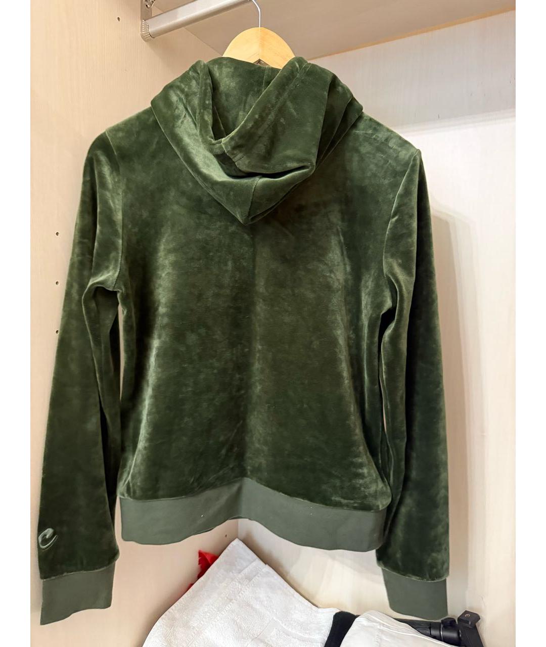 JUICY COUTURE Хаки бархатный спортивные костюмы, фото 3