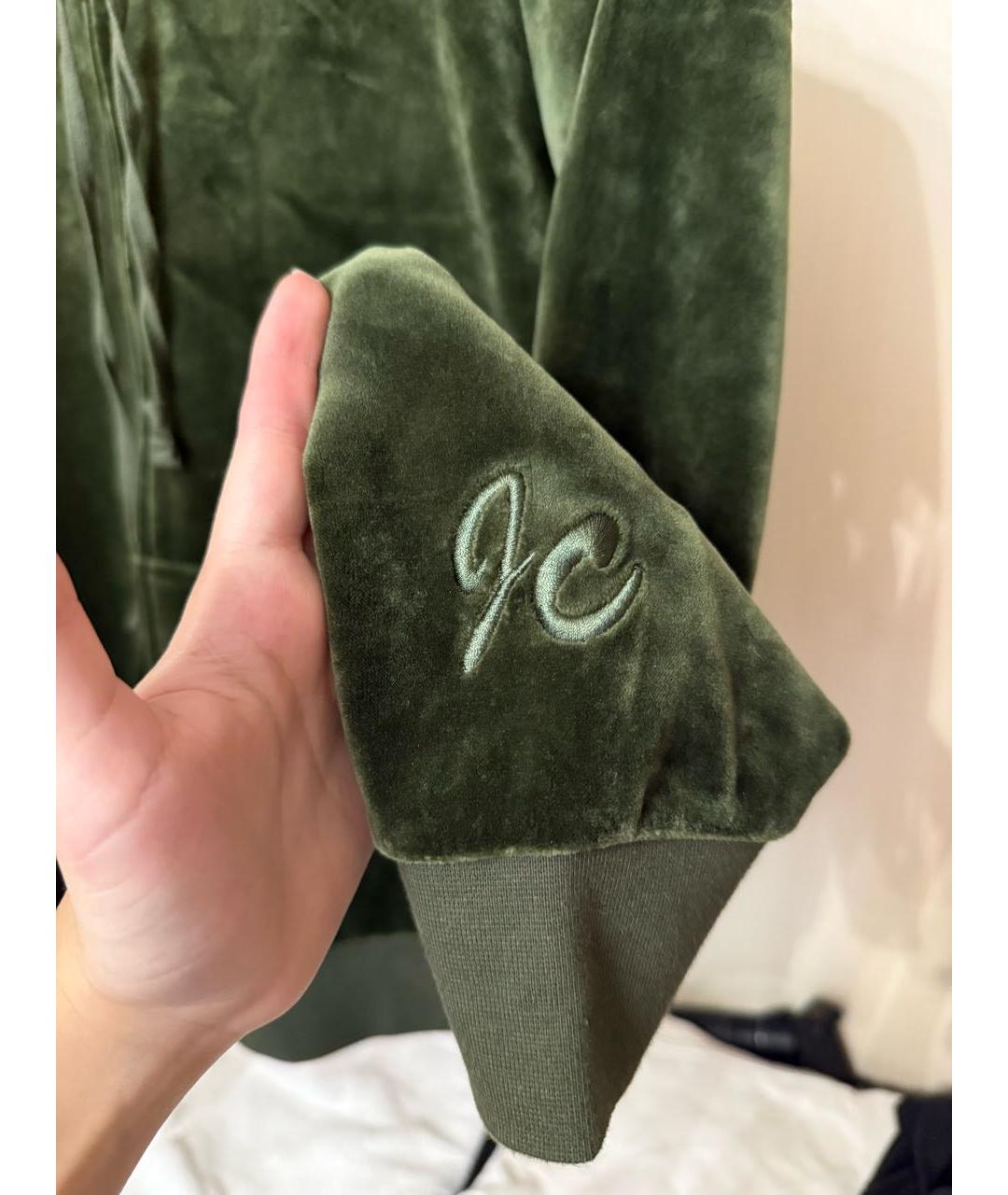 JUICY COUTURE Хаки бархатный спортивные костюмы, фото 5