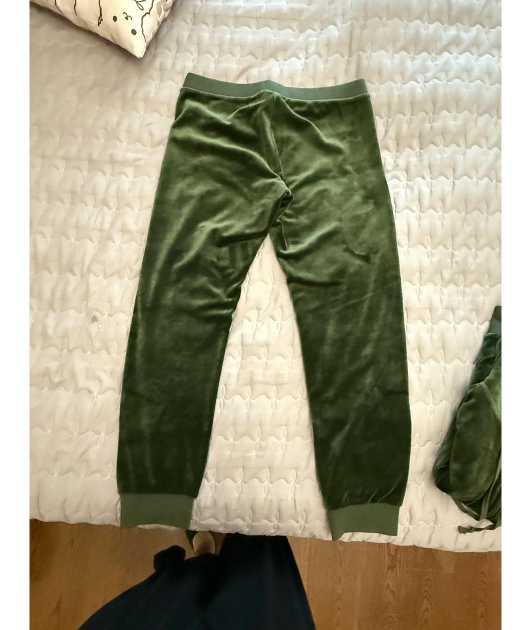 JUICY COUTURE Хаки бархатный спортивные костюмы, фото 6