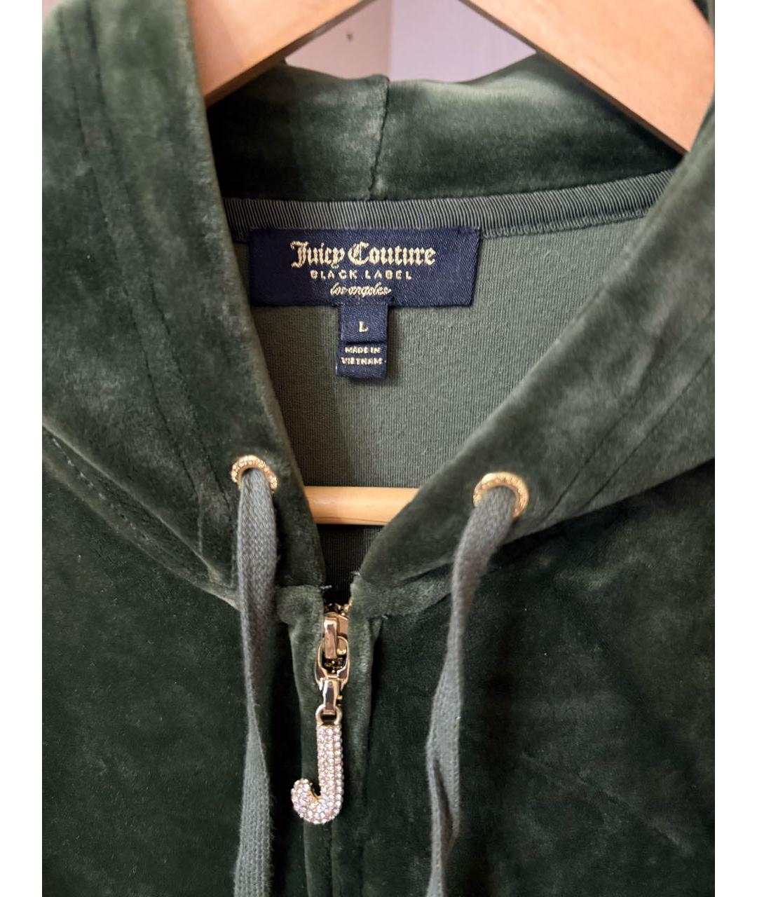 JUICY COUTURE Хаки бархатный спортивные костюмы, фото 4