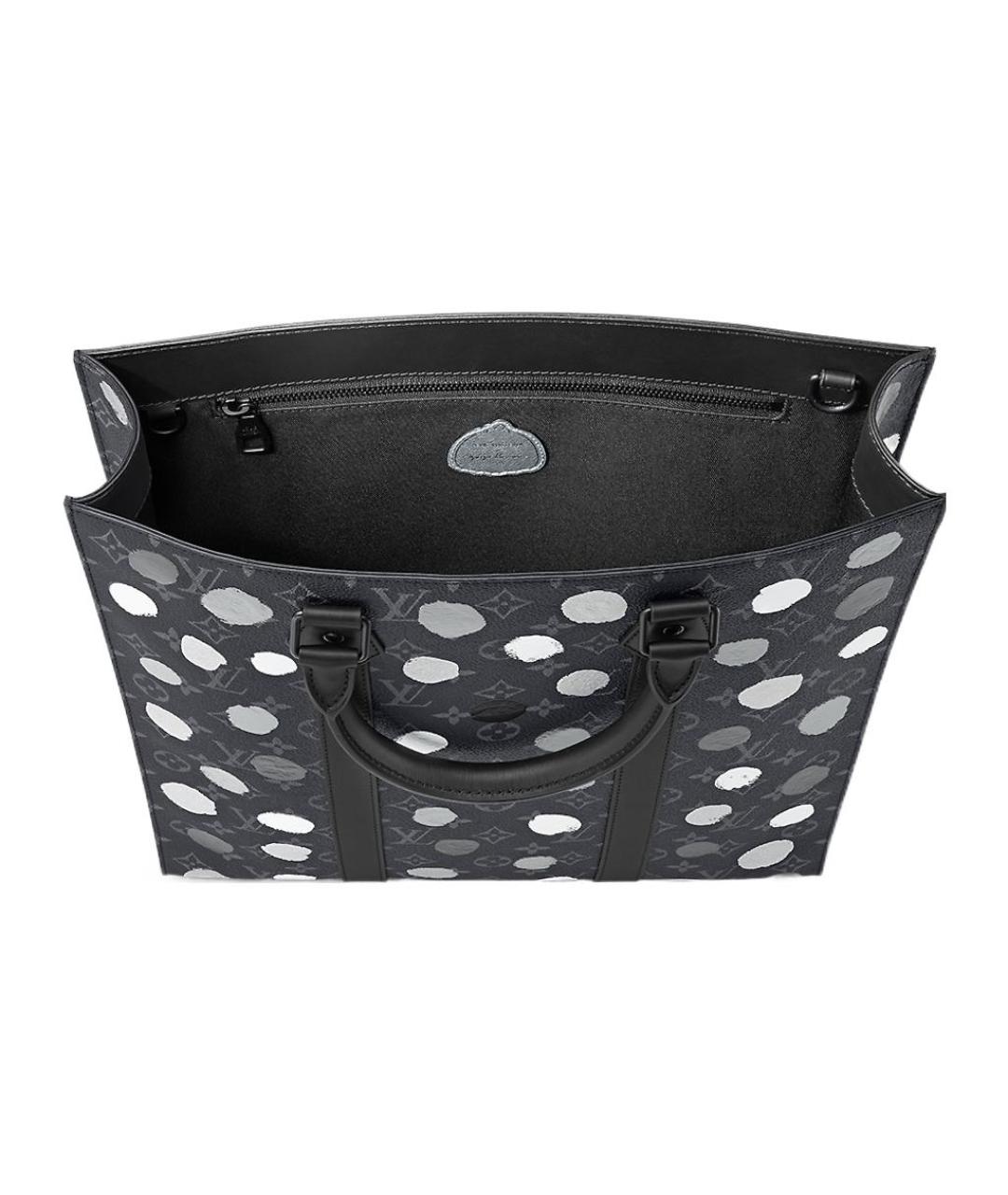 LOUIS VUITTON Черная сумка тоут, фото 4