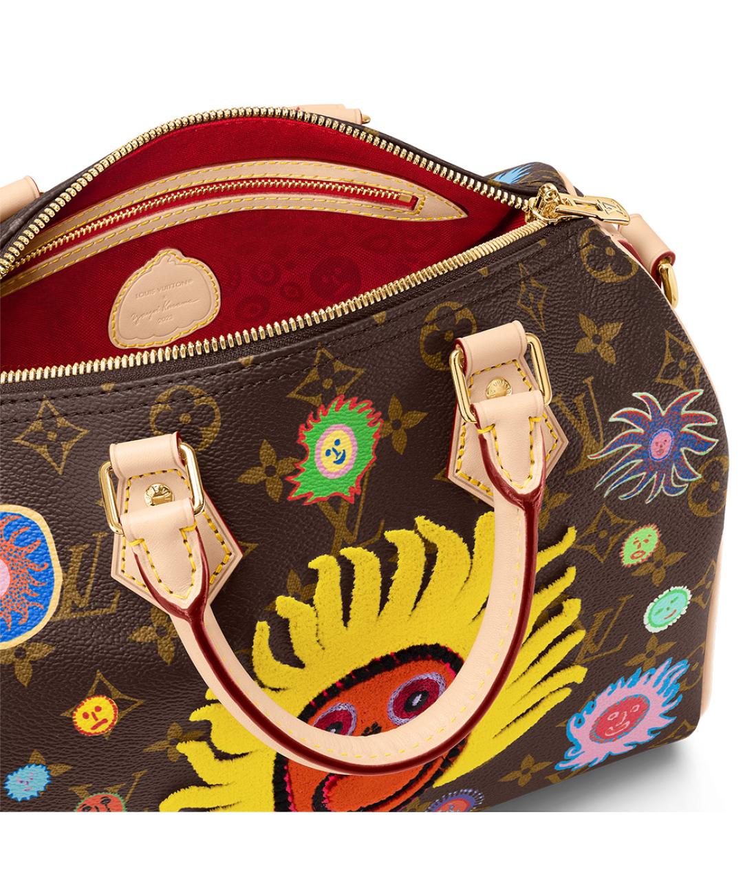 LOUIS VUITTON Коричневая сумка с короткими ручками, фото 5