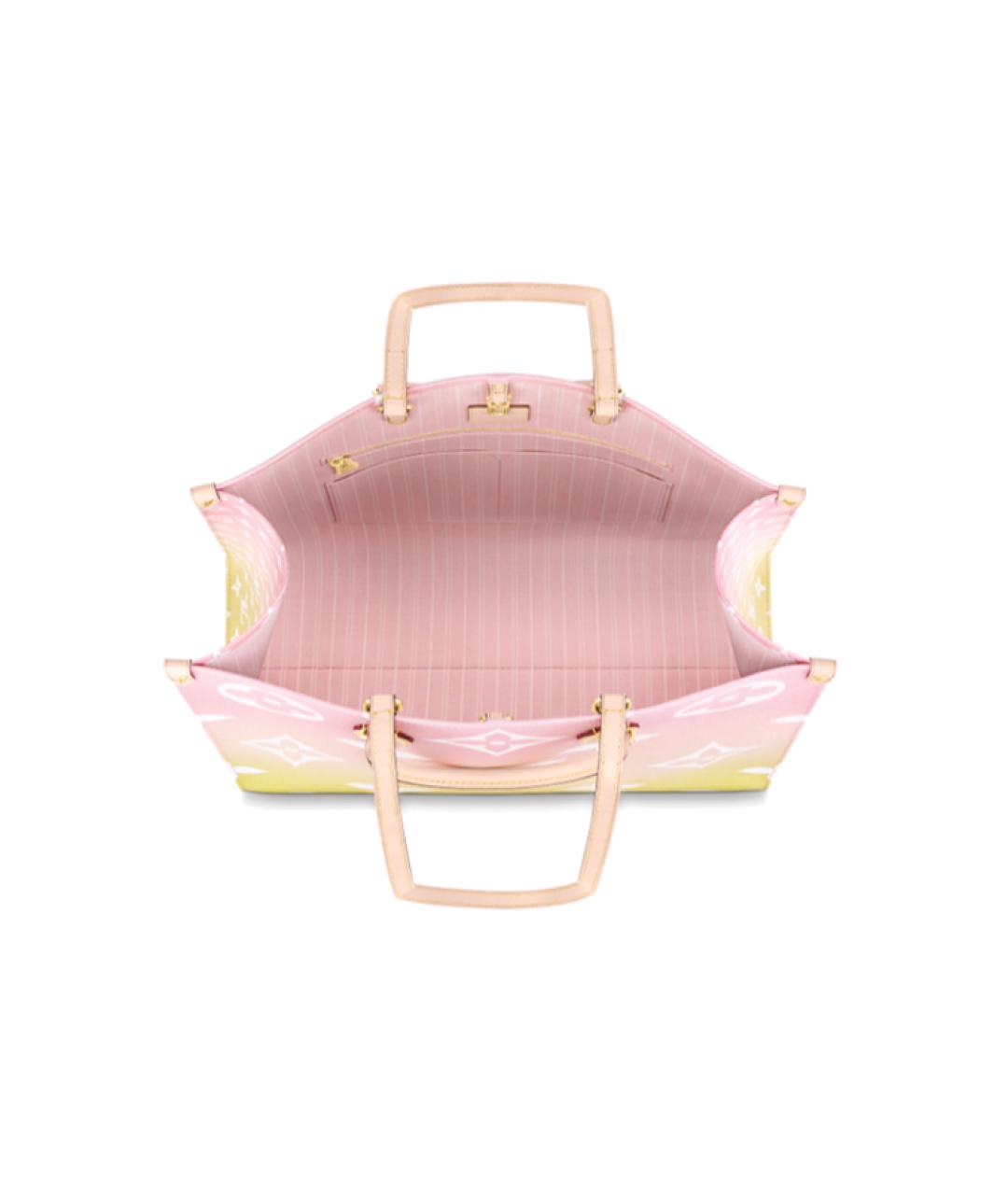 LOUIS VUITTON Розовая сумка тоут, фото 3