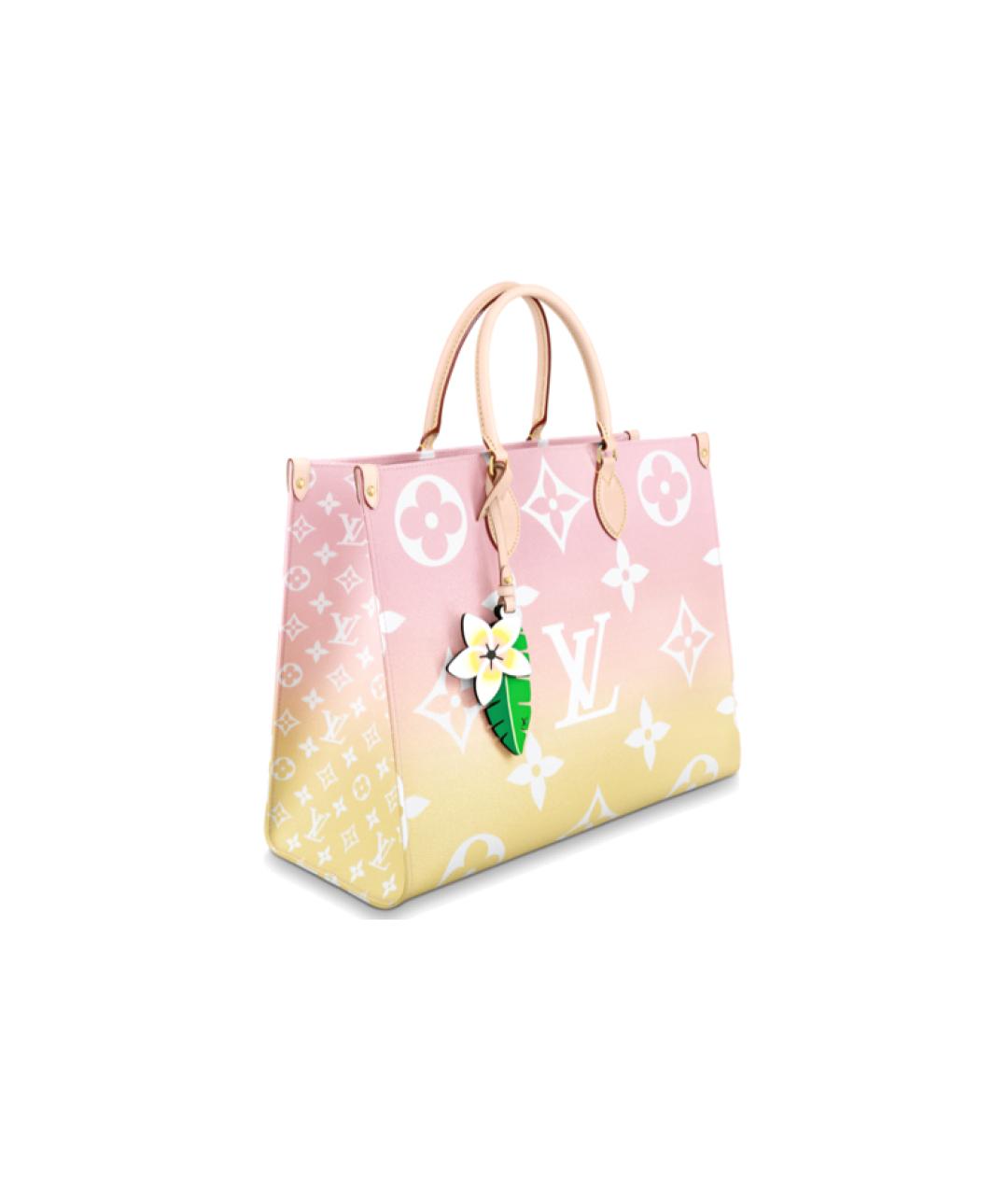 LOUIS VUITTON Розовая сумка тоут, фото 2