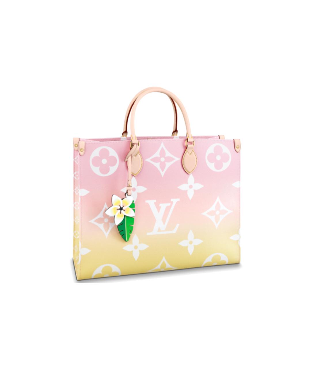 LOUIS VUITTON Розовая сумка тоут, фото 1