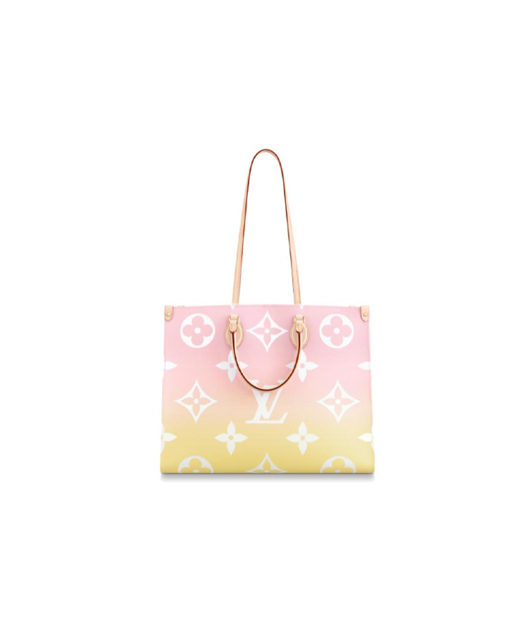 LOUIS VUITTON Розовая сумка тоут, фото 4