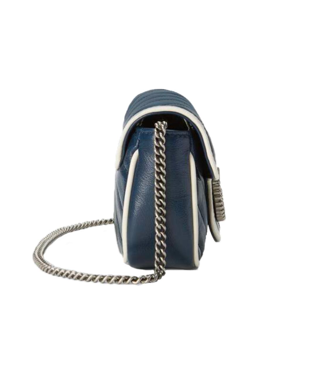 GUCCI Темно-синяя сумка через плечо, фото 3