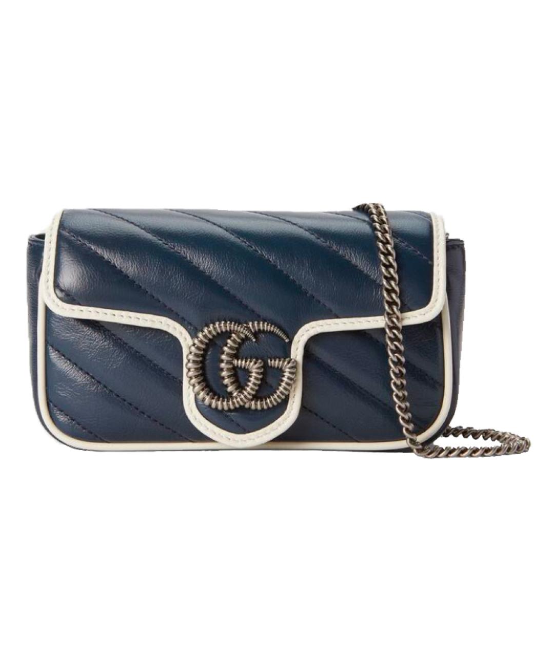 GUCCI Темно-синяя сумка через плечо, фото 1