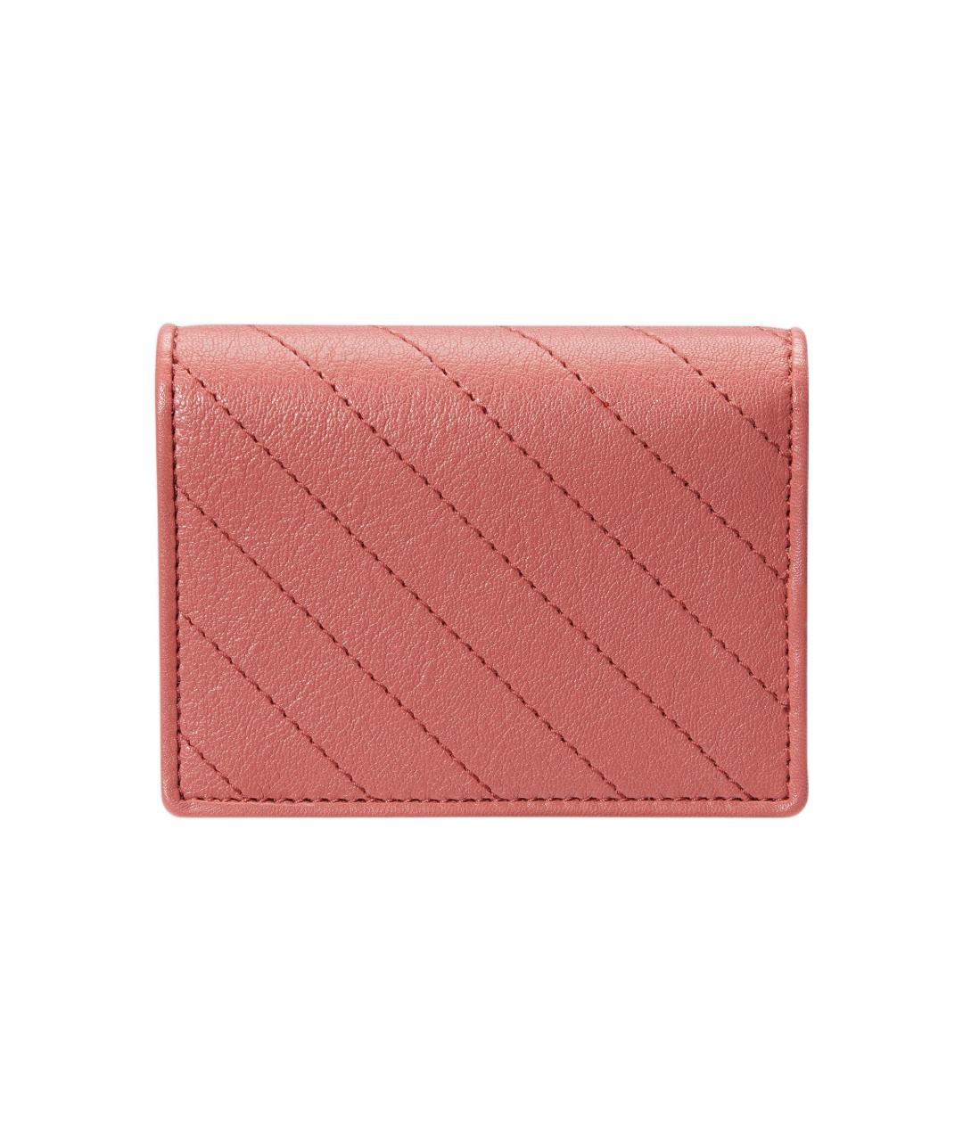 GUCCI Розовый кожаный кардхолдер, фото 3