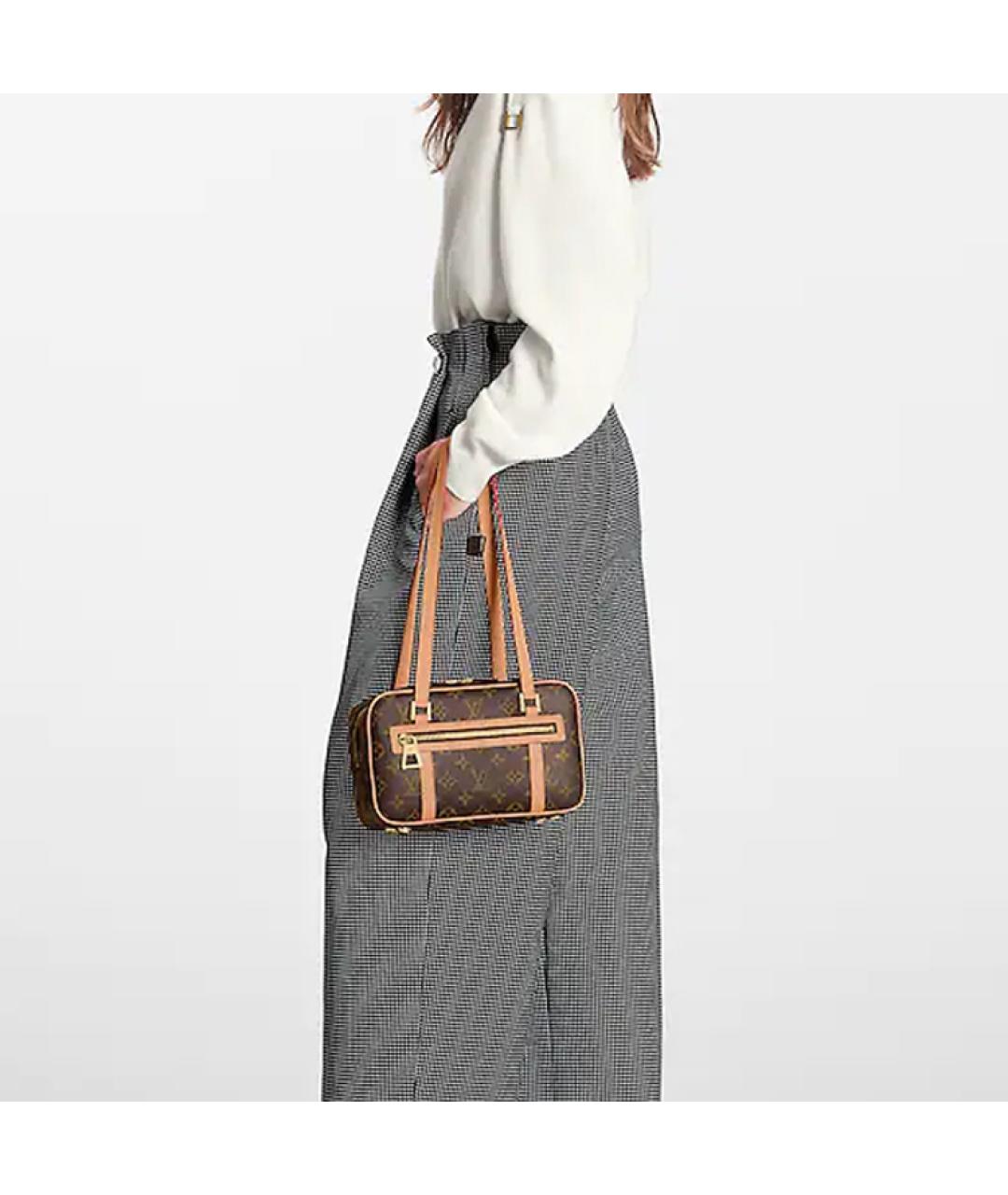 LOUIS VUITTON Коричневая сумка через плечо, фото 8
