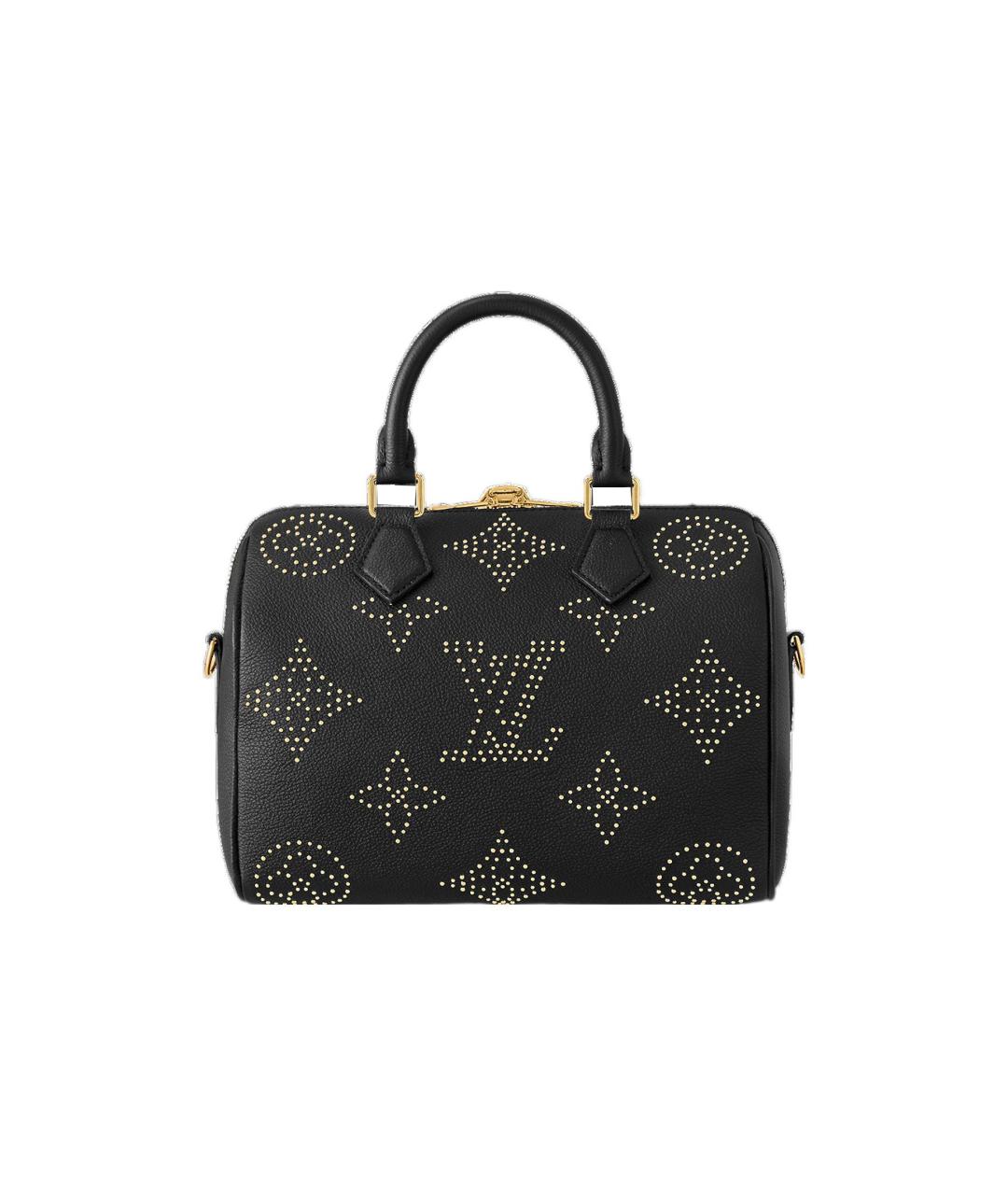 LOUIS VUITTON Черная сумка с короткими ручками, фото 3