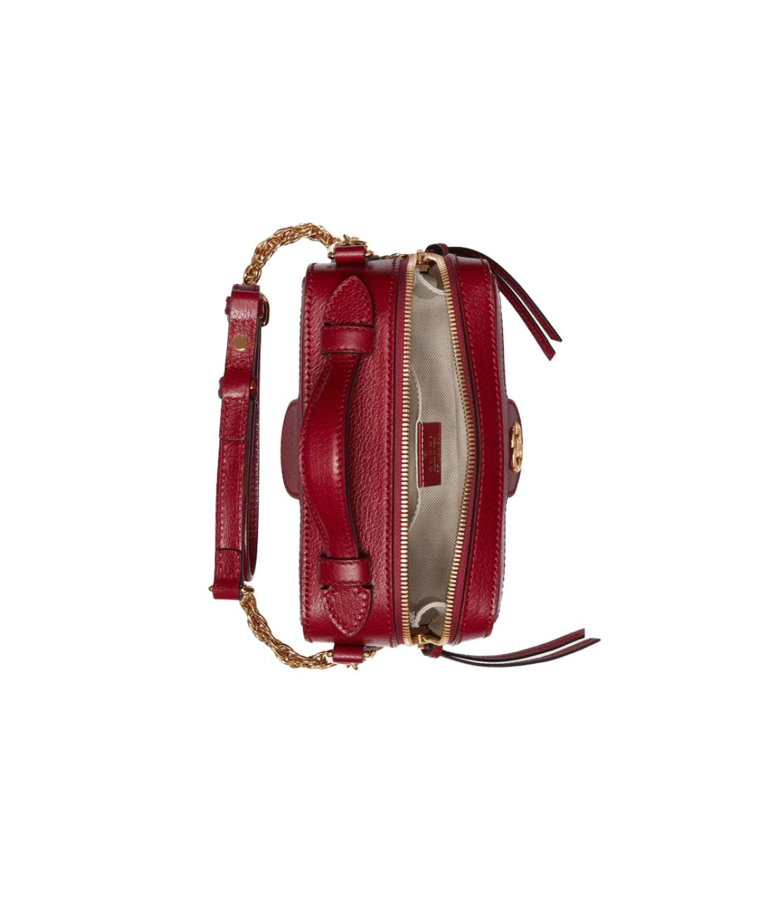 GUCCI Бордовая сумка с короткими ручками, фото 6