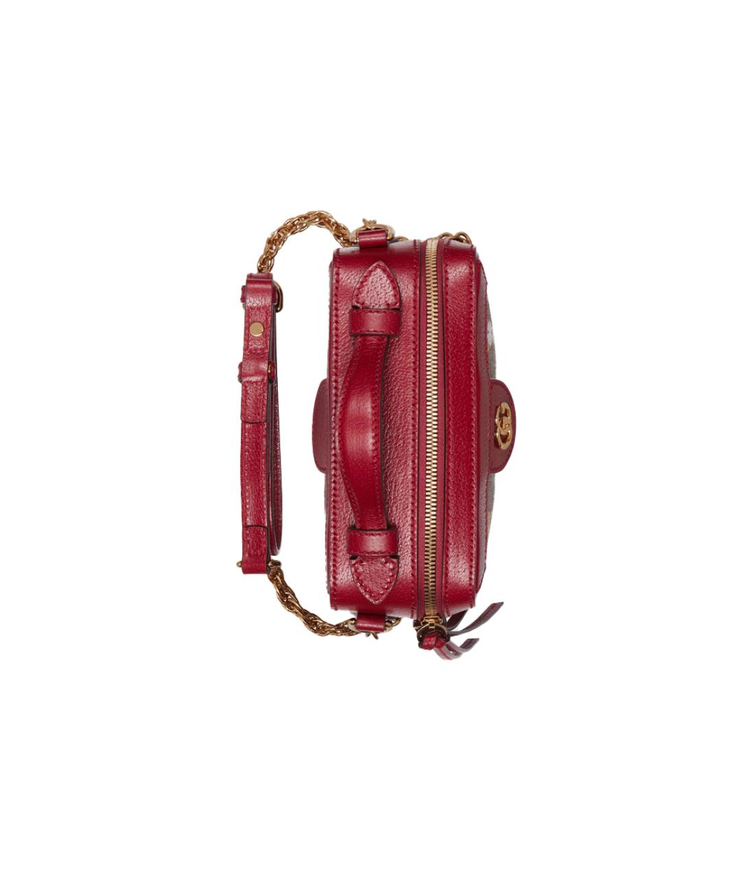 GUCCI Бордовая сумка с короткими ручками, фото 5