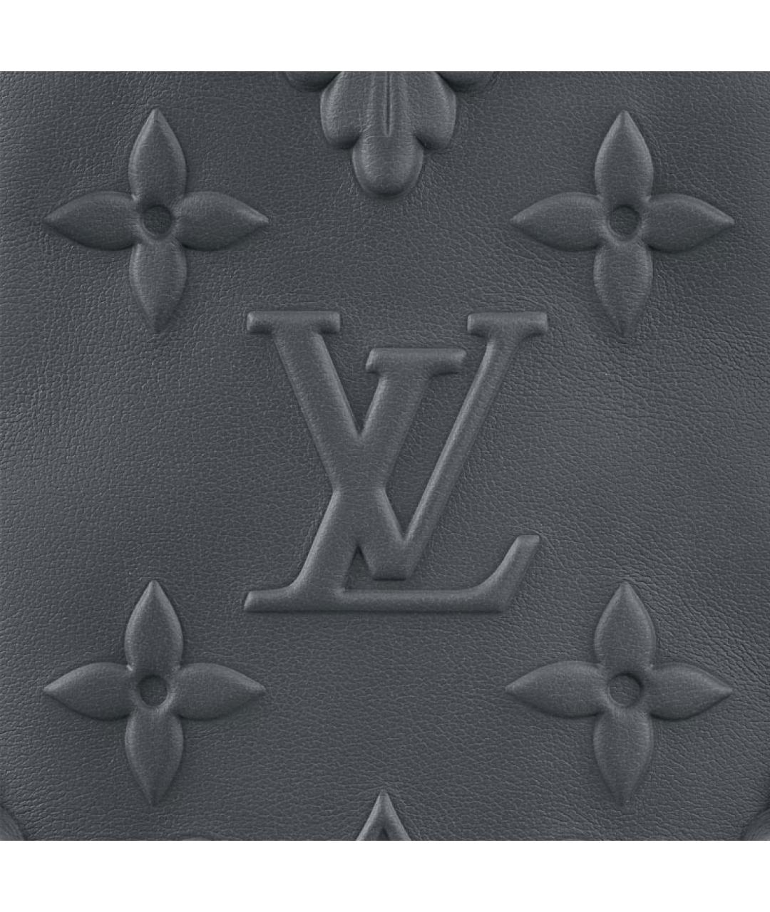 LOUIS VUITTON Серая барсетка, фото 6