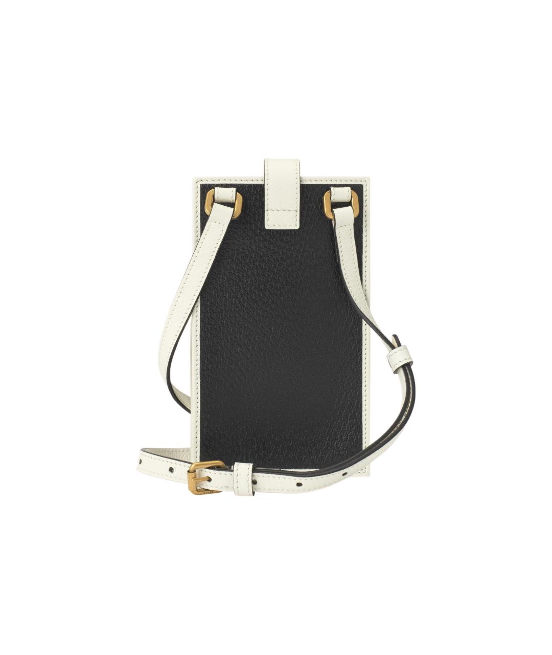 GUCCI Черная кожаная сумка через плечо, фото 3