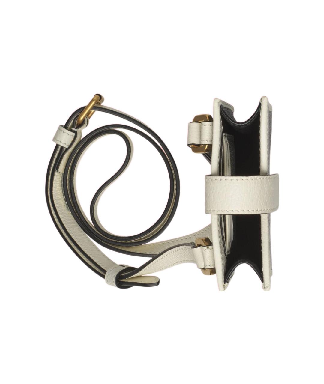 GUCCI Черная кожаная сумка через плечо, фото 5