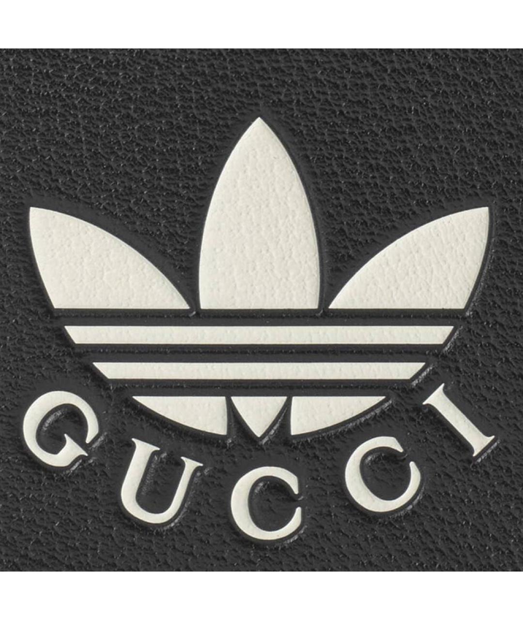 GUCCI Черная кожаная сумка через плечо, фото 8