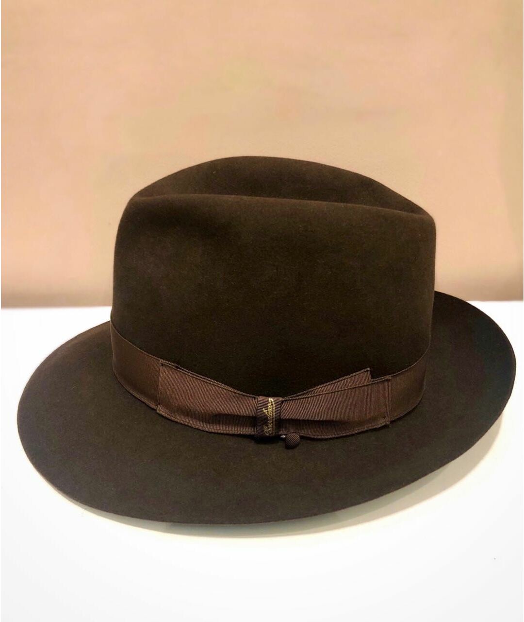 BORSALINO Коричневая шерстяная шляпа, фото 5
