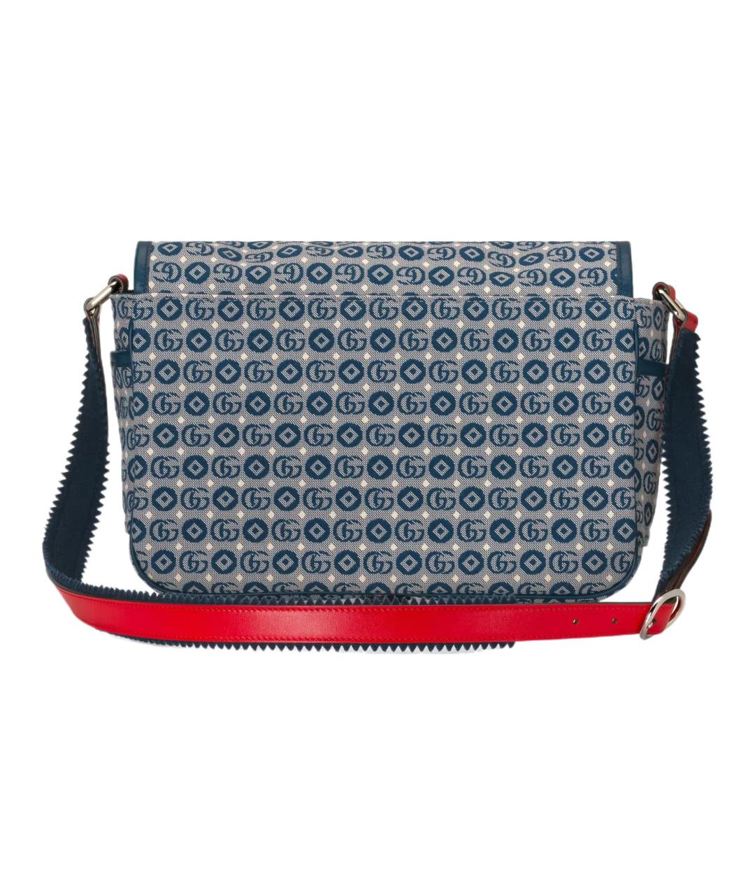 GUCCI Темно-синяя сумка через плечо, фото 3