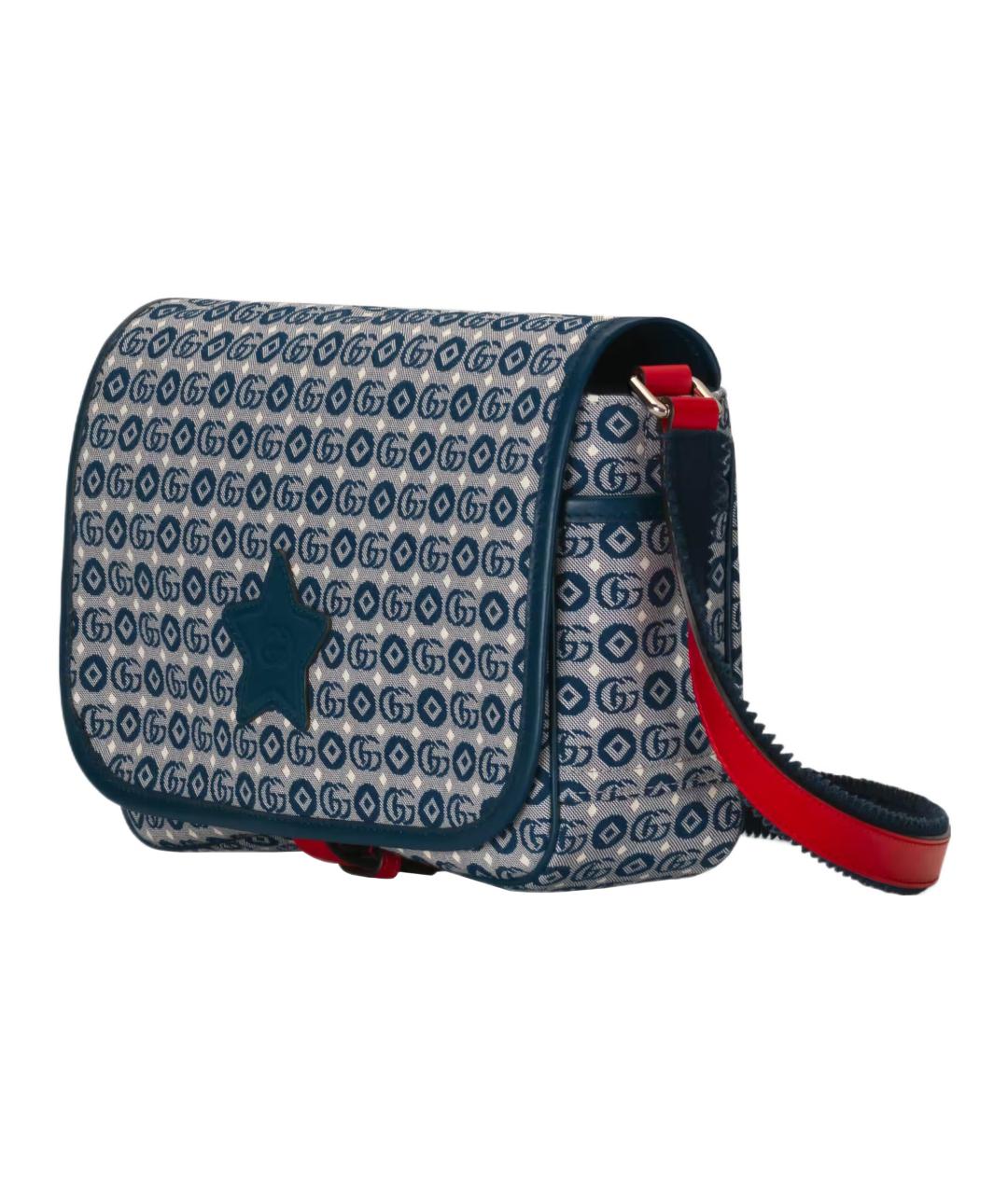 GUCCI Темно-синяя сумка через плечо, фото 2