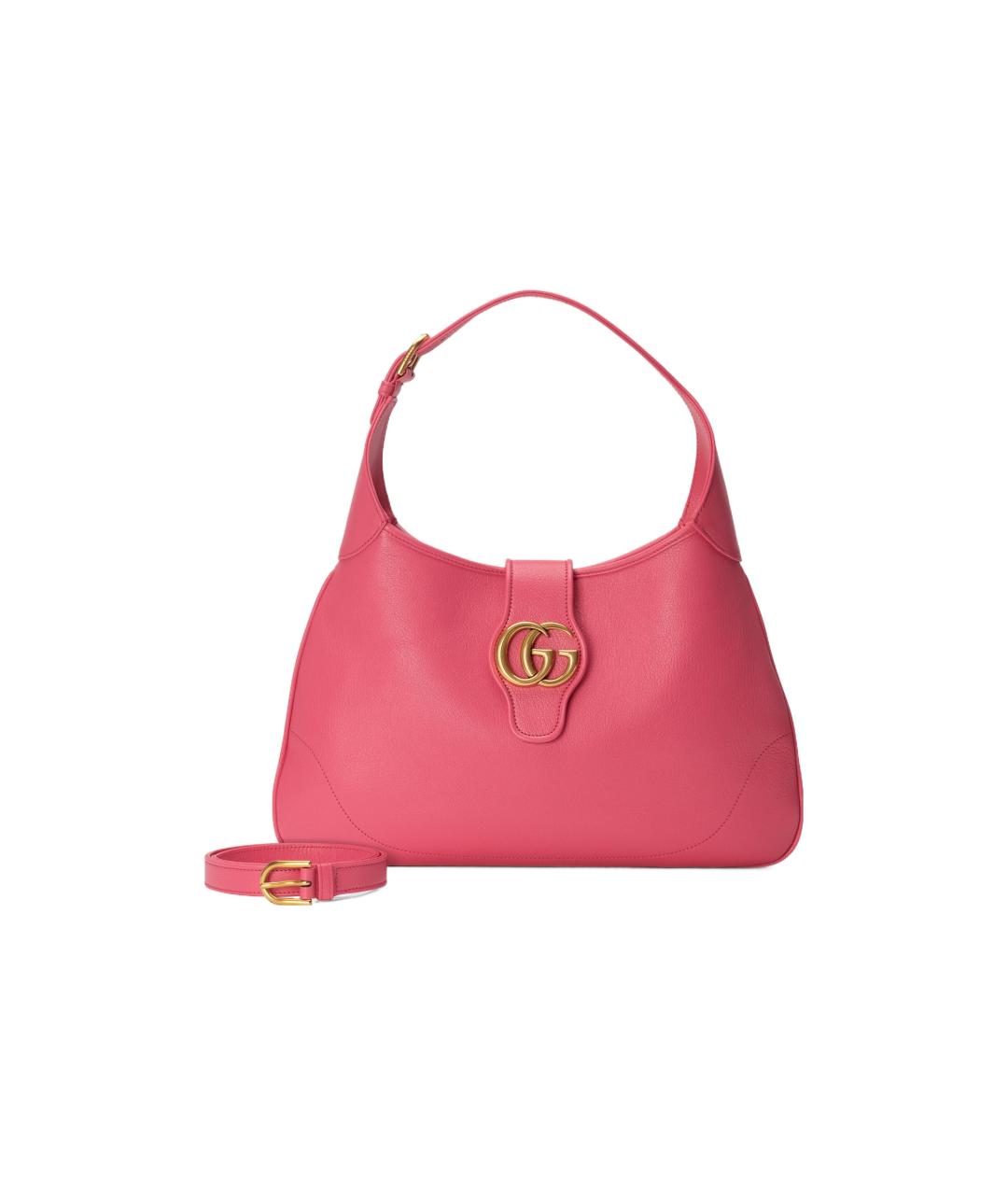 GUCCI Розовая кожаная сумка через плечо, фото 4