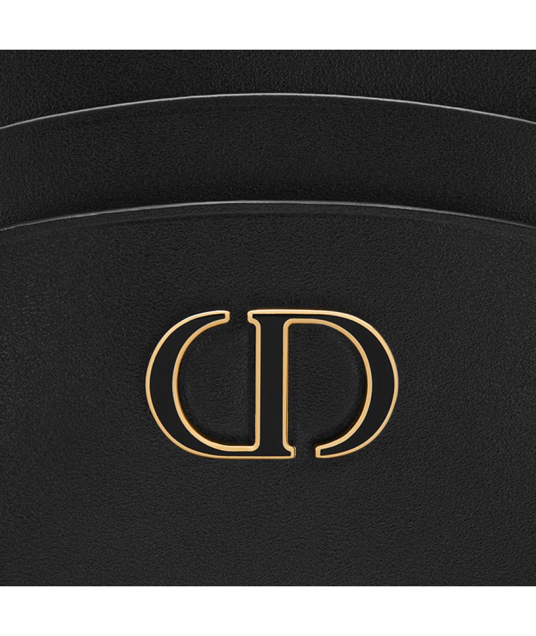 CHRISTIAN DIOR Черный кожаный кардхолдер, фото 4