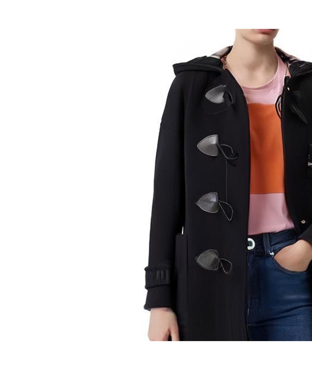 BURBERRY Темно-синее пальто, фото 4