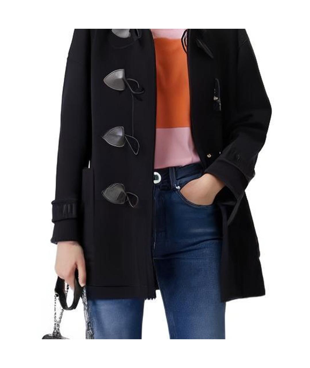 BURBERRY Темно-синее пальто, фото 2