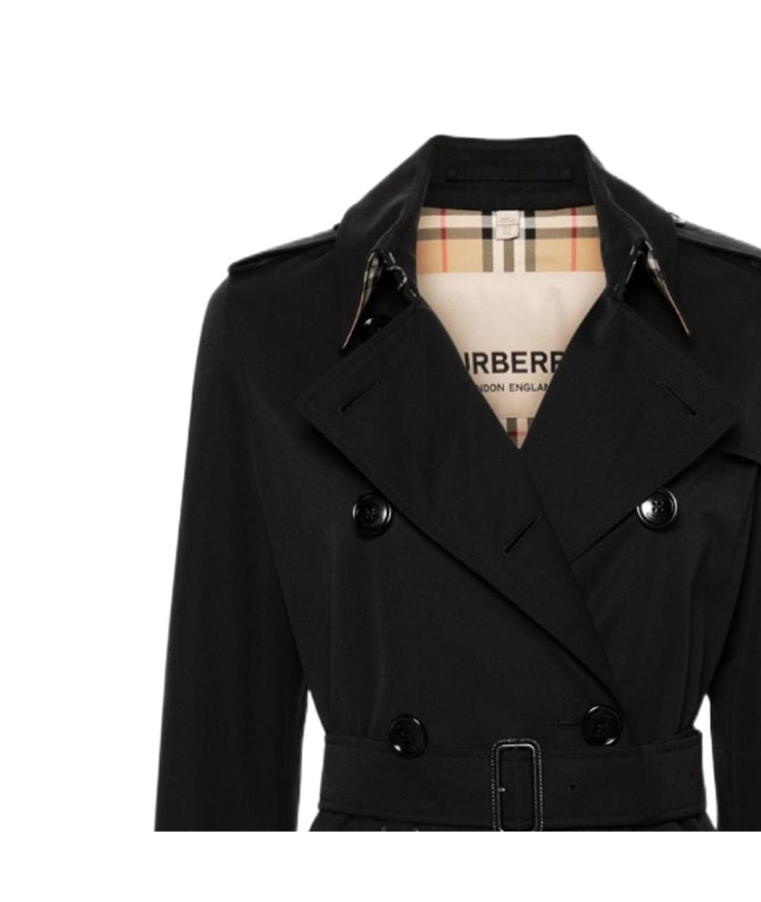 BURBERRY Черный тренч/плащ, фото 2
