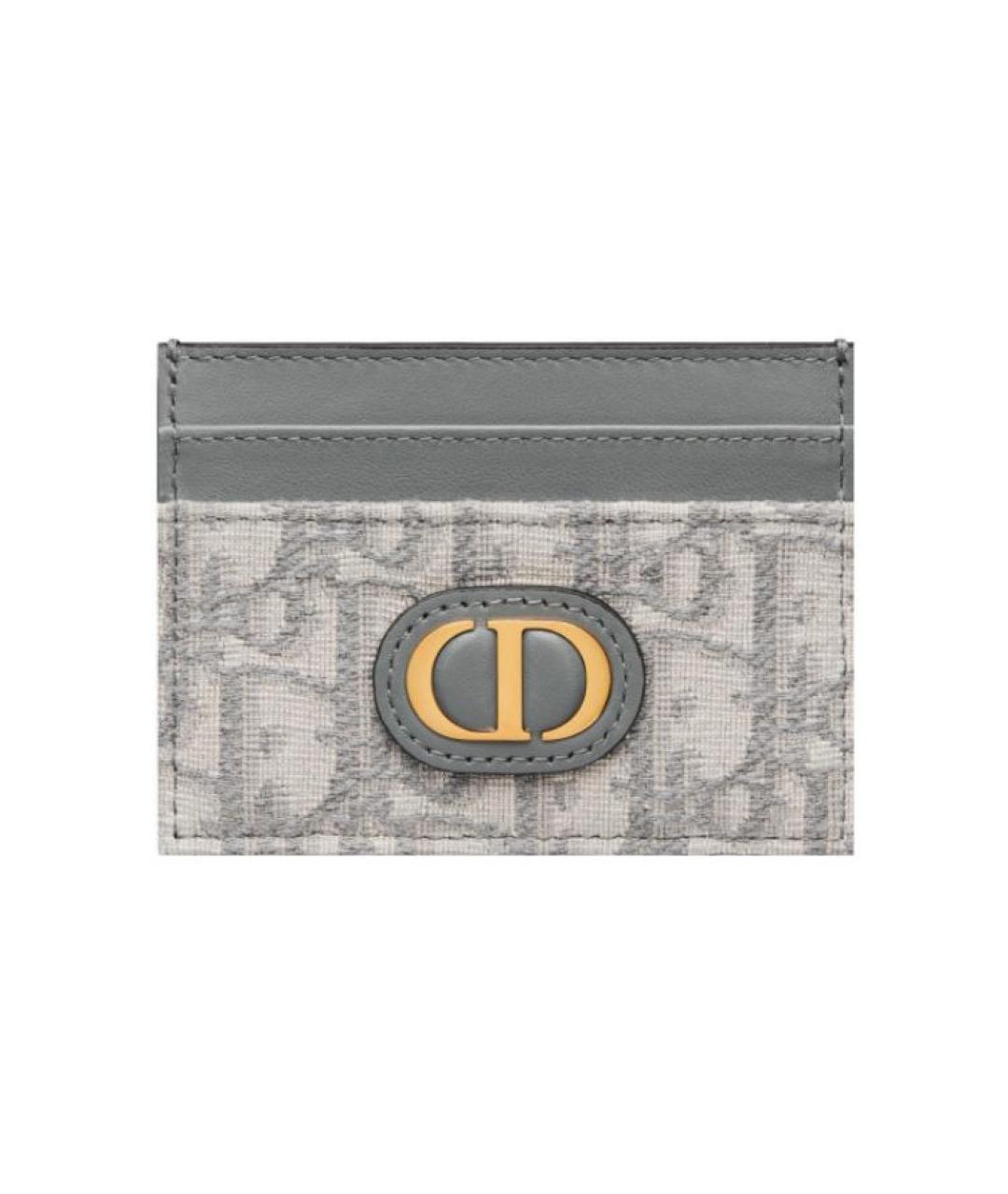 CHRISTIAN DIOR Серый кардхолдер, фото 1