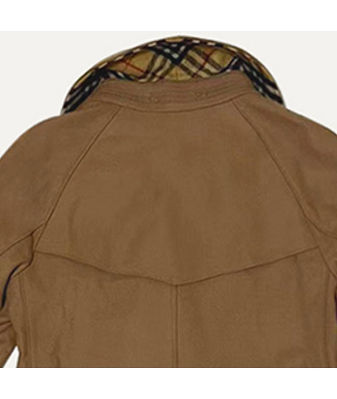BURBERRY Бежевое пальто, фото 4