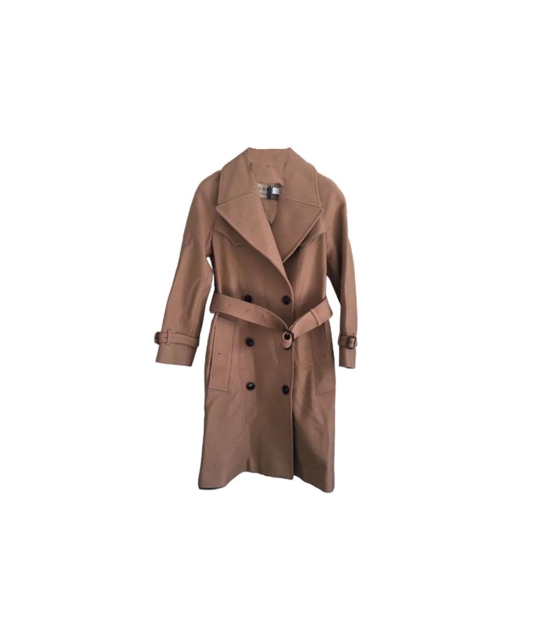 BURBERRY Бежевое пальто, фото 1