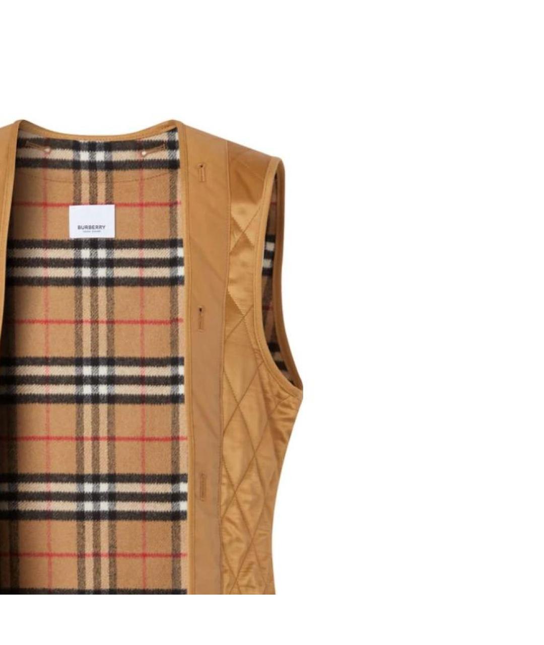 BURBERRY Хаки жилет, фото 3