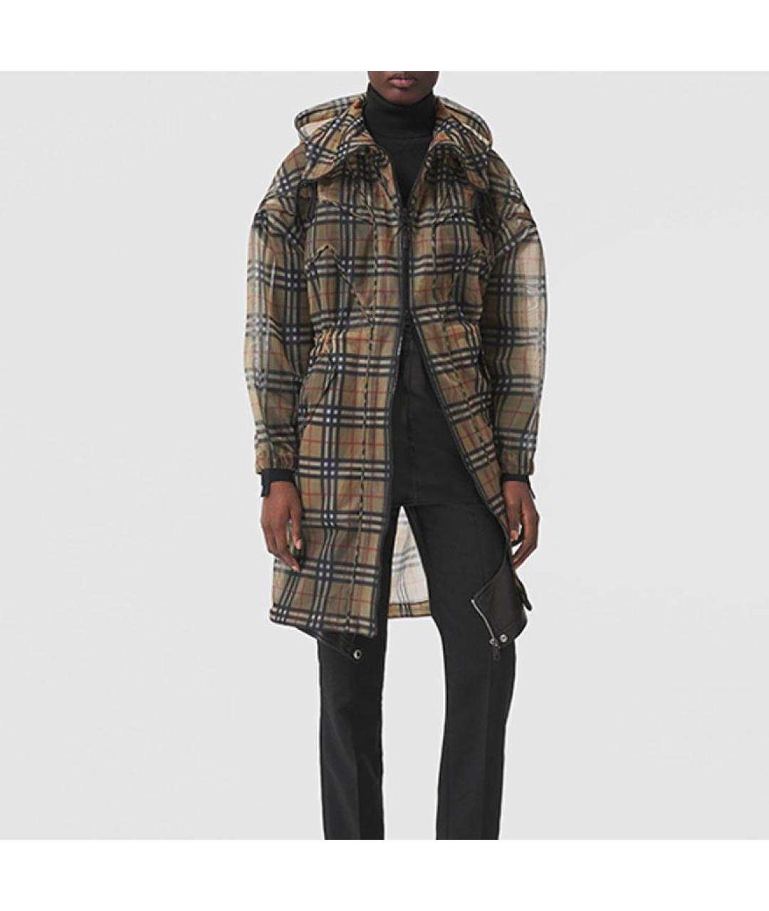 BURBERRY Коричневое пальто, фото 6