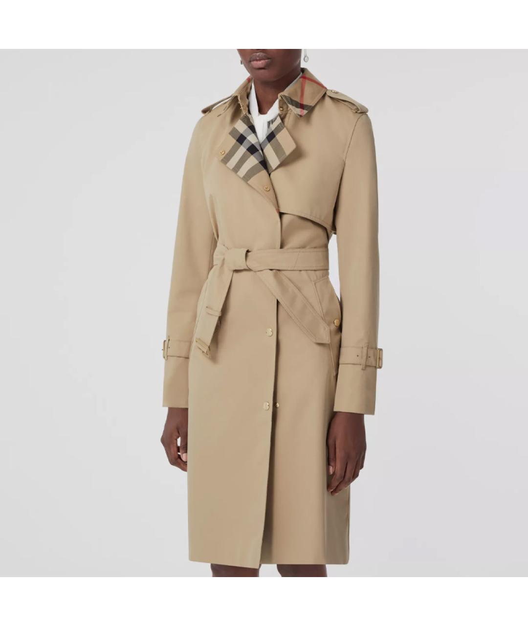 BURBERRY Хаки тренч/плащ, фото 4