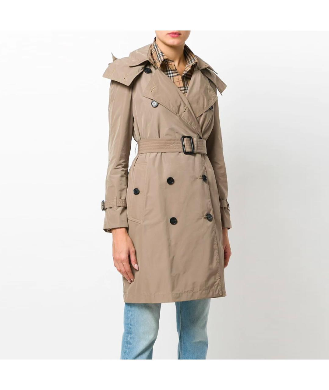 BURBERRY Бежевый тренч/плащ, фото 4