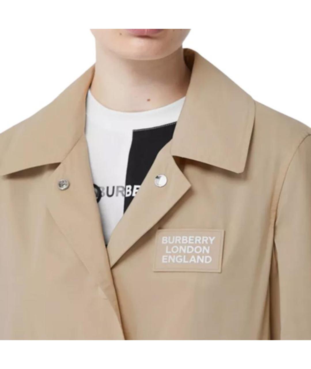 BURBERRY Бежевый тренч/плащ, фото 5