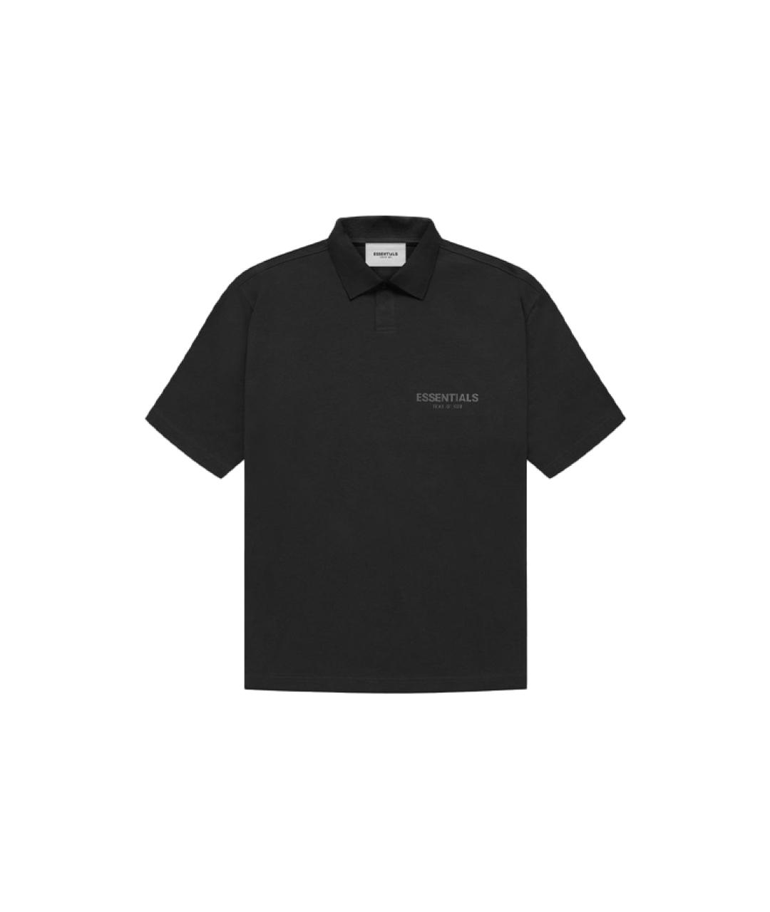 FEAR OF GOD ESSENTIALS Черная хлопковая футболка, фото 1