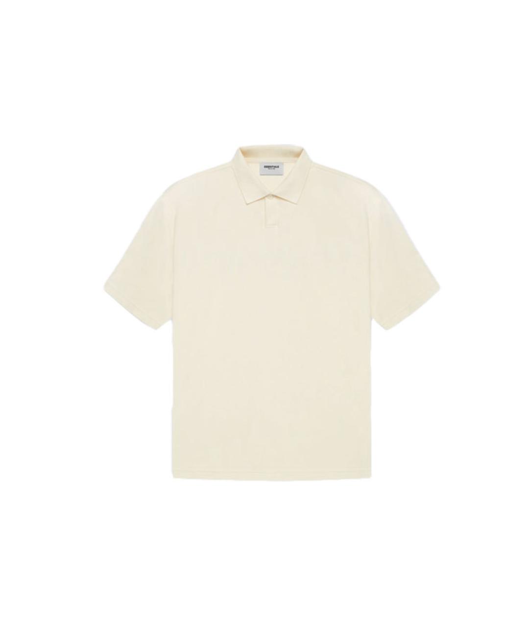 FEAR OF GOD ESSENTIALS Бежевая хлопковая футболка, фото 1