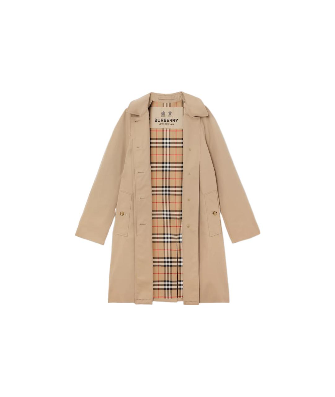 BURBERRY Бежевый тренч/плащ, фото 2