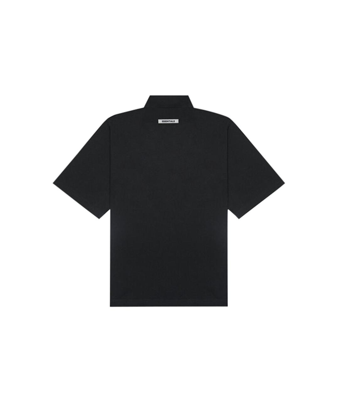 FEAR OF GOD ESSENTIALS Черная хлопковая футболка, фото 2