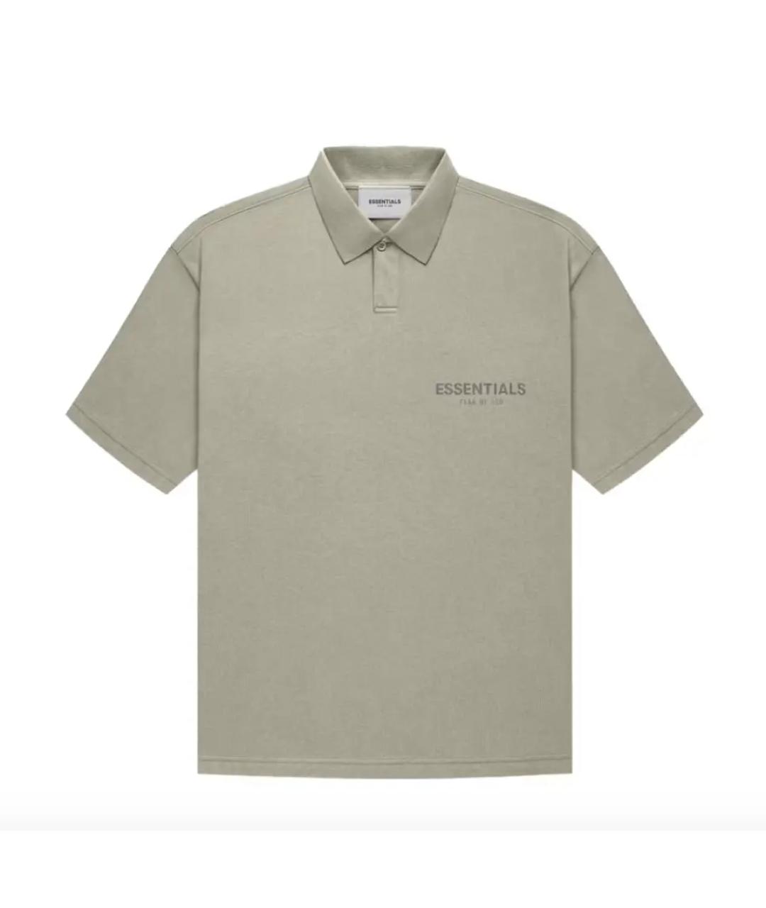 FEAR OF GOD ESSENTIALS Зеленая хлопковая футболка, фото 1