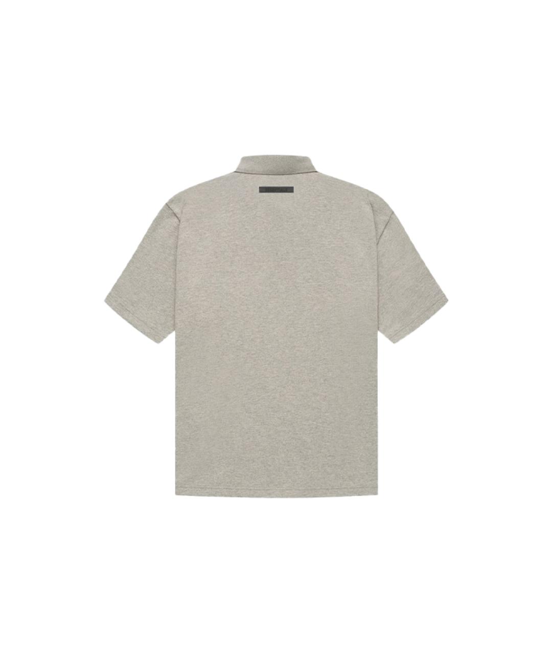 FEAR OF GOD ESSENTIALS Серая хлопковая футболка, фото 2