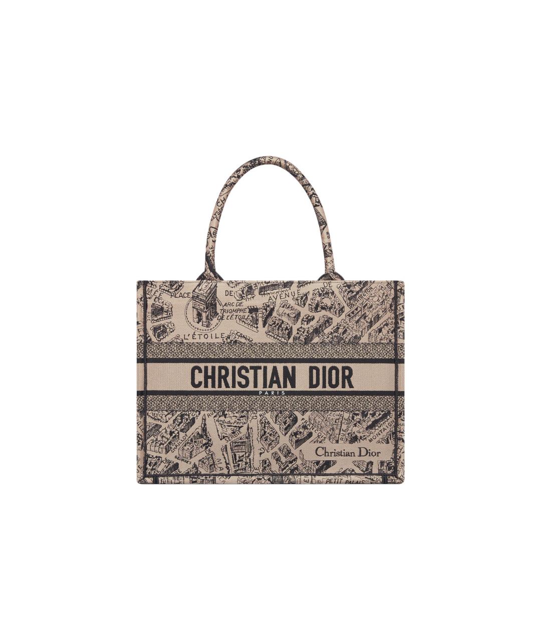 CHRISTIAN DIOR Бежевая сумка с короткими ручками, фото 1