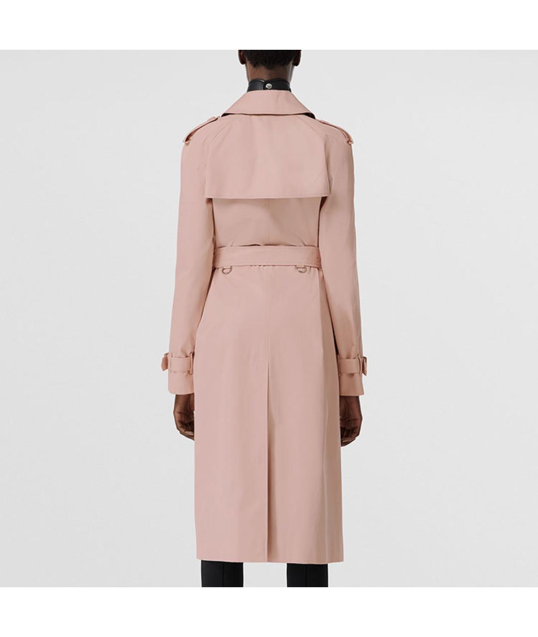 BURBERRY Розовый тренч/плащ, фото 4