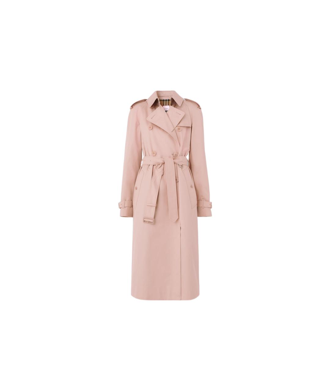 BURBERRY Розовый тренч/плащ, фото 1