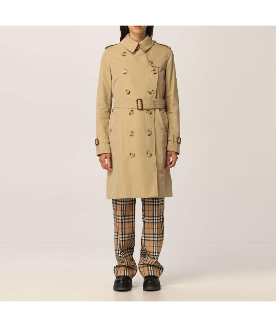 BURBERRY Бежевый тренч/плащ, фото 4