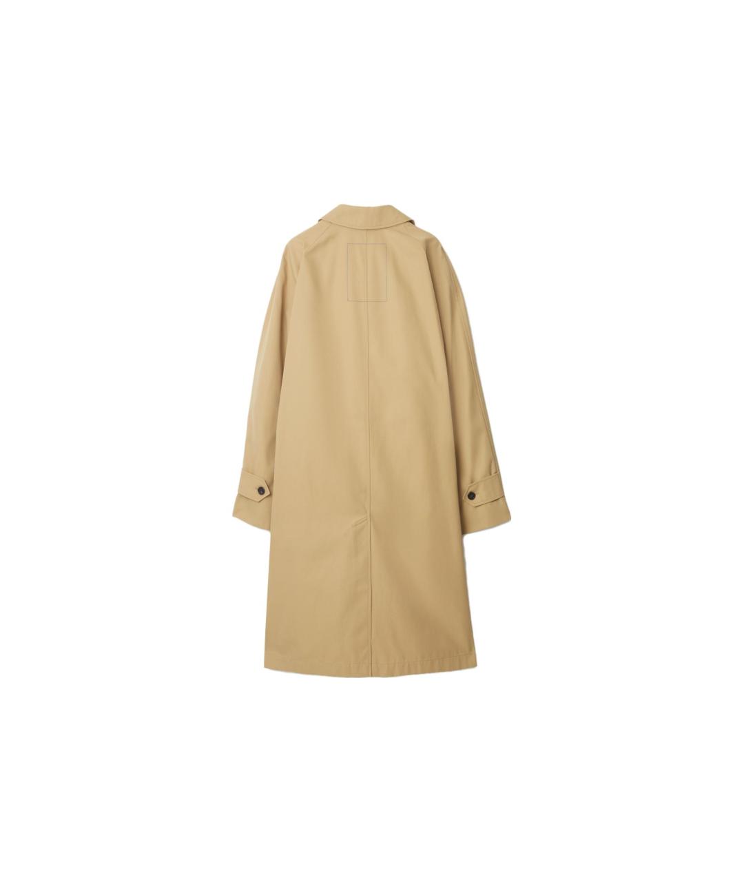 BURBERRY Бежевое пальто, фото 2