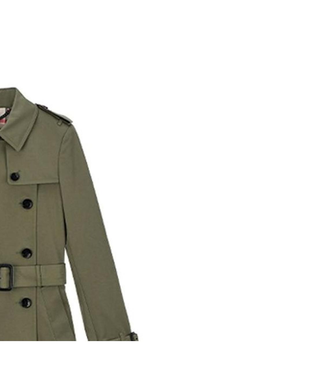 BURBERRY Хаки пальто, фото 3