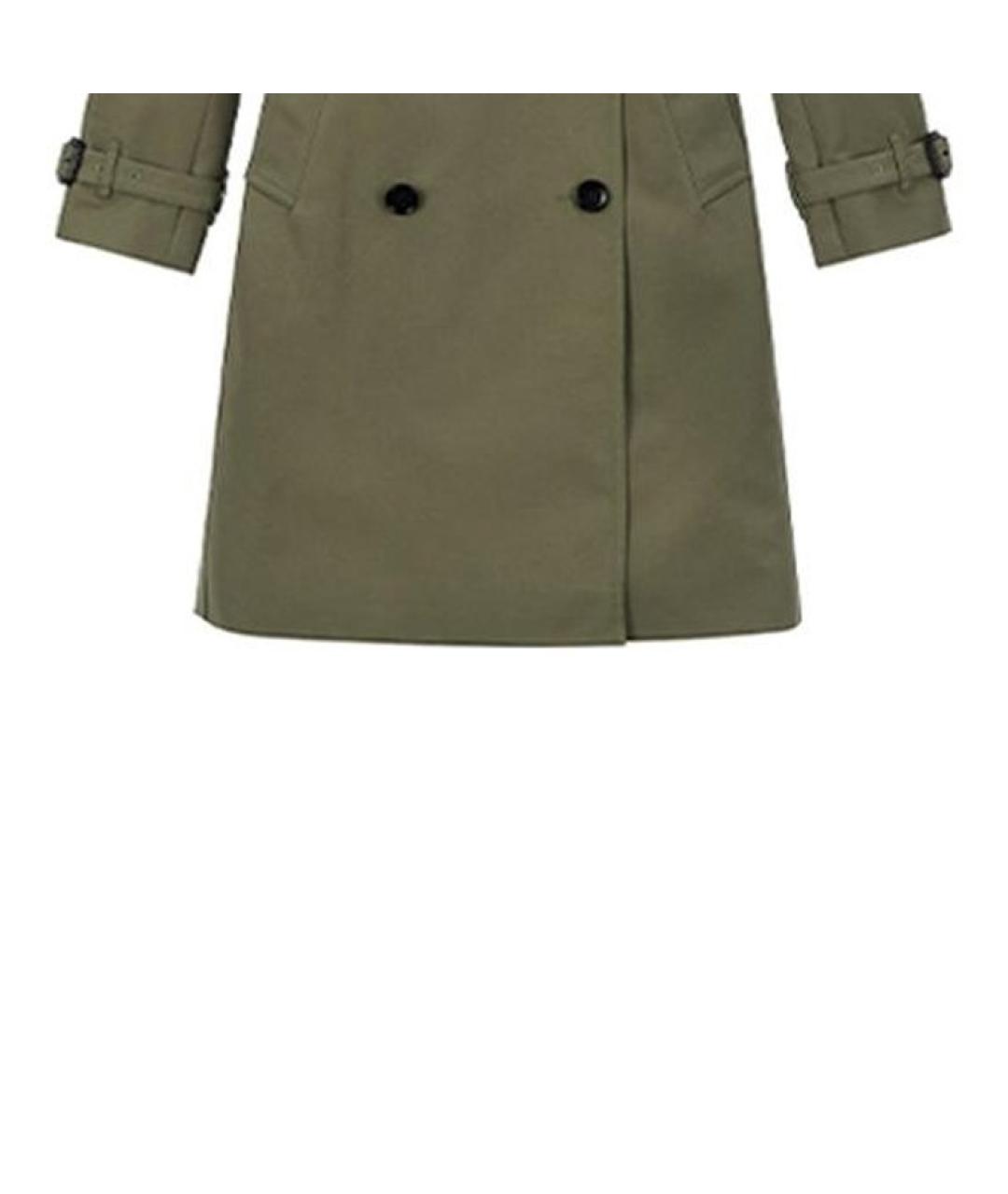 BURBERRY Хаки пальто, фото 2